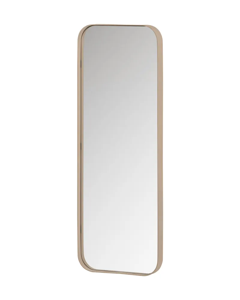 Doutzen Wandspiegel mit Metallrahmen, Schwarz