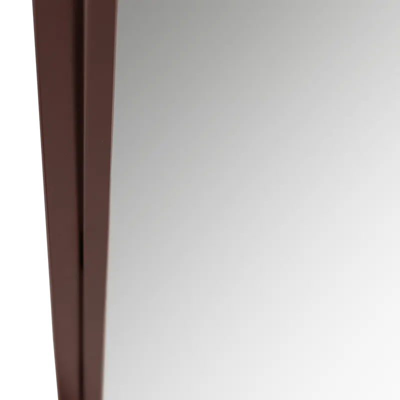 Doutzen Wandspiegel mit Metallrahmen, Burgunderrot, Detail, Ansicht 2