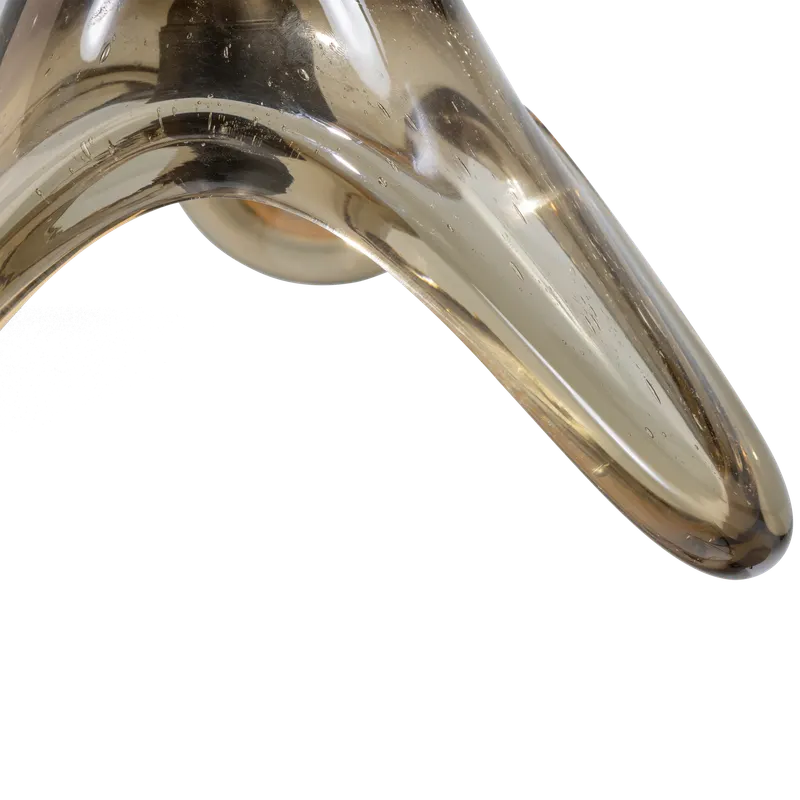 Elle Hängelampe aus Glas, Grün, Detail, Ansicht 2