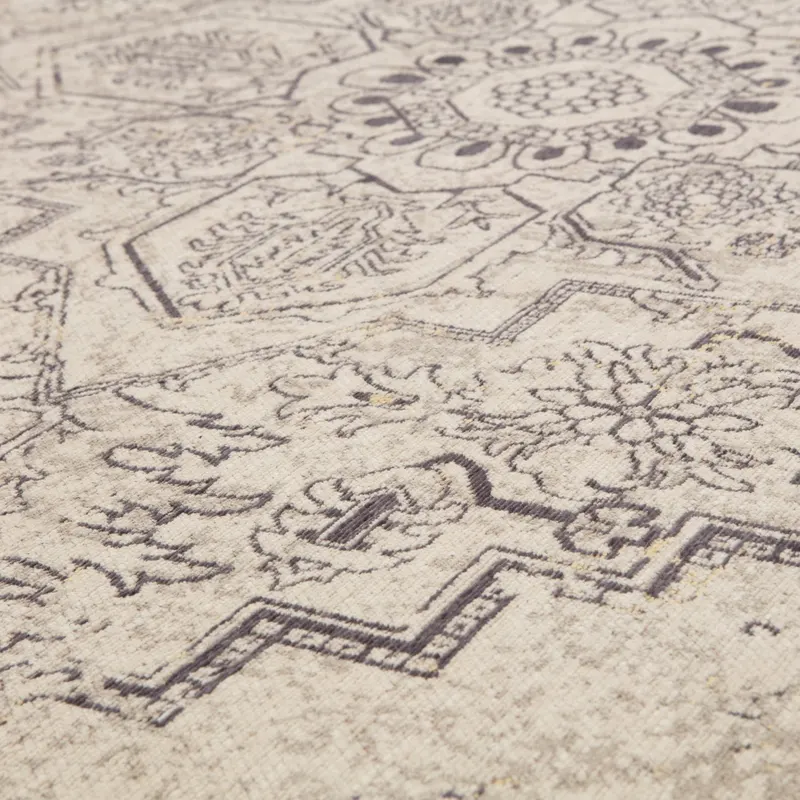 Eric Teppich mit Ornamentdruck, 170 × 240 cm, Beige, Detail, Ansicht 2