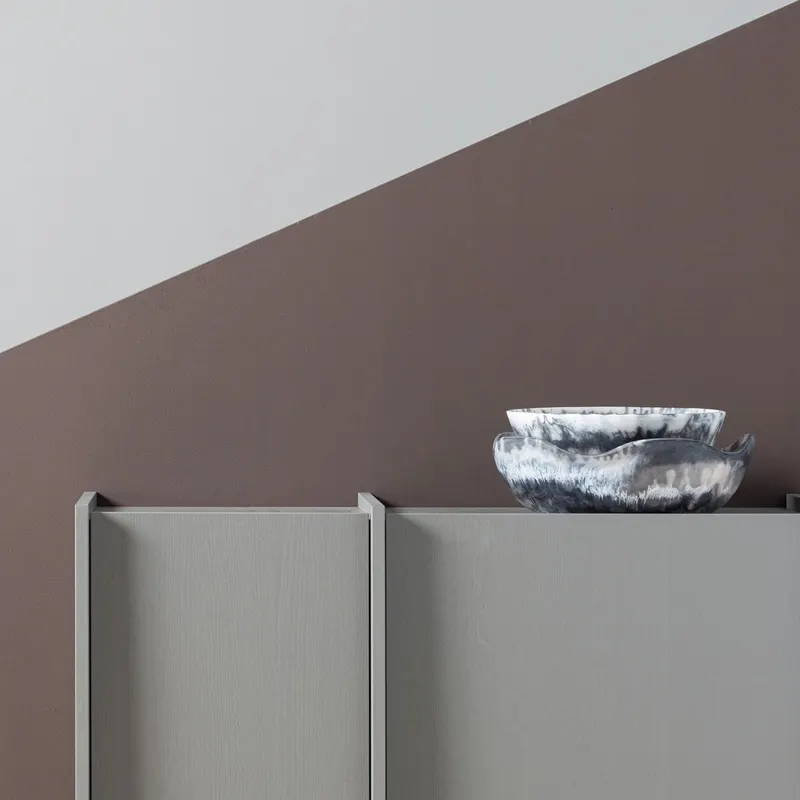Evo Dekoschale, Schwarz, im Wohnraum, Ansicht 1