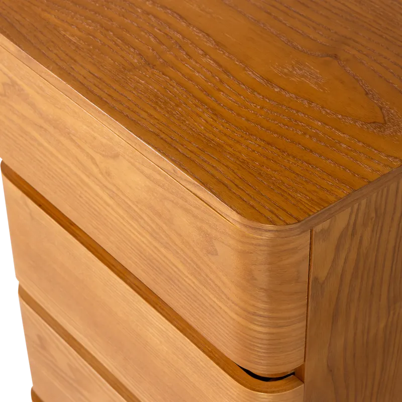 Fejo Kommode mit vier Schubladen, Braun, Detail, Ansicht 1