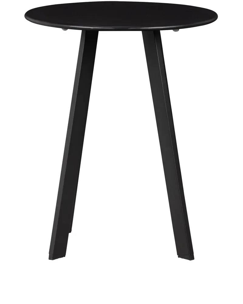 Fer Garten-Beistelltisch, Schwarz, Ø 40 cm, Ansicht 2