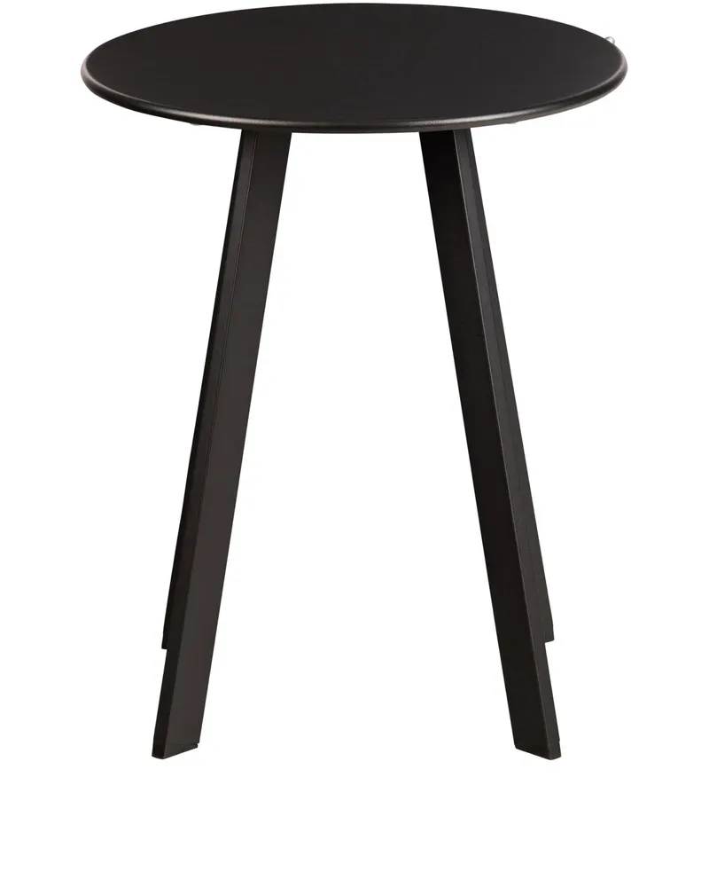 Fer Garten-Beistelltisch, Schwarz, Ø 40 cm, Ansicht 4