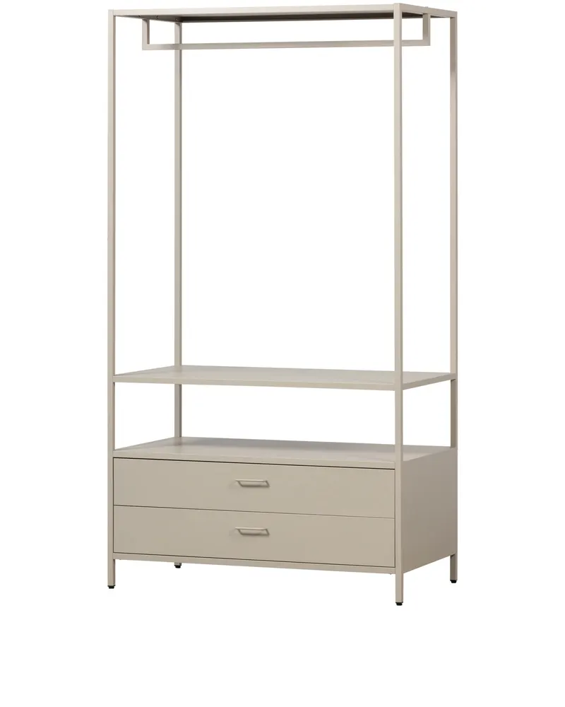 Ferris Kleiderschrank mit Schubladen, Sand, Ansicht 5