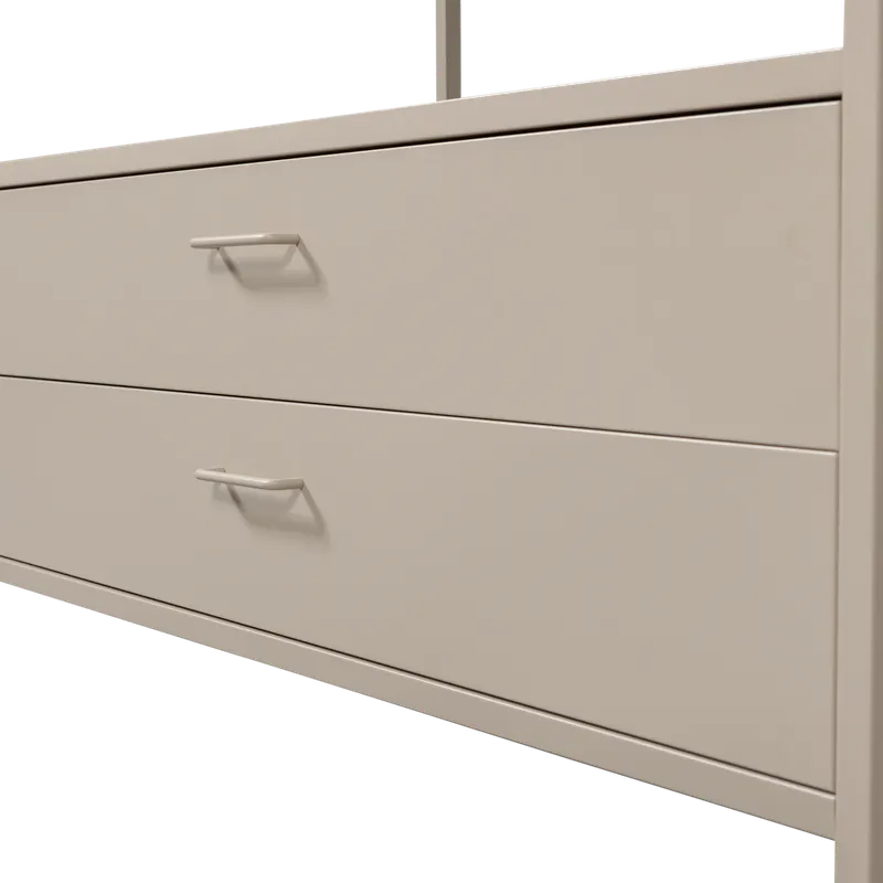 Ferris Kleiderschrank mit Schubladen, Sand, Detail, Ansicht 1