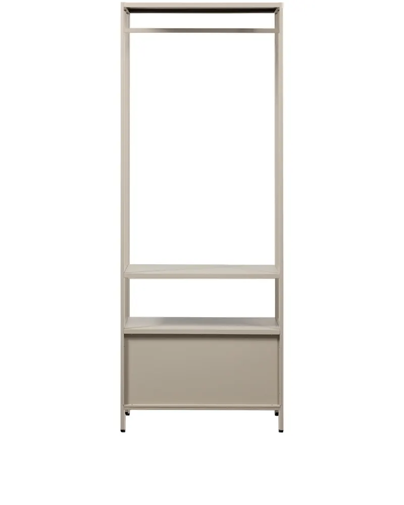 Ferris Kleiderschrank mit offener Kleiderstange, Sand, Ansicht 6