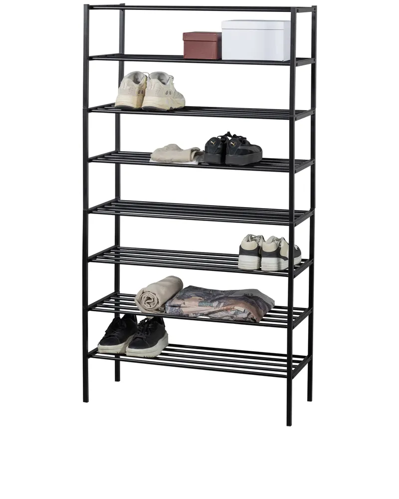 Ferro Schuhregal aus Eisen, Schwarz, Ansicht 3