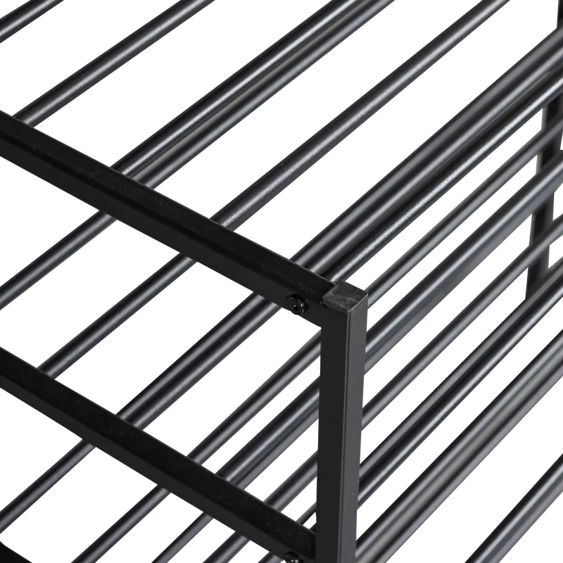 Ferro Schuhregal aus Eisen, Schwarz, Detail