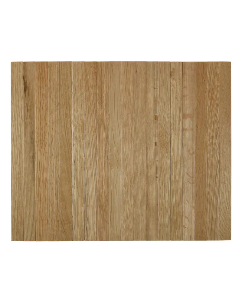 Flexibles Sofatablett M aus Holzlamellen, Unbehandelt
