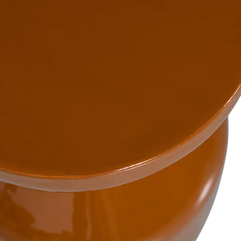 Floyd Beistelltisch aus Metall, Tapenade, Detail
