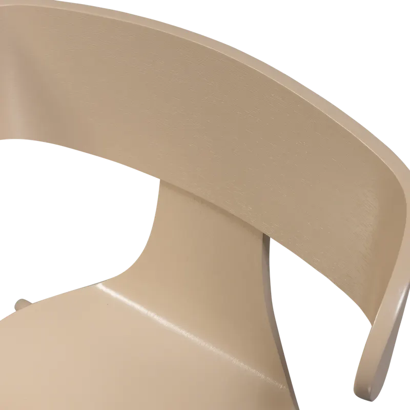 Form Esszimmerstuhl aus Eschenfurnier, Detail, Ansicht 1