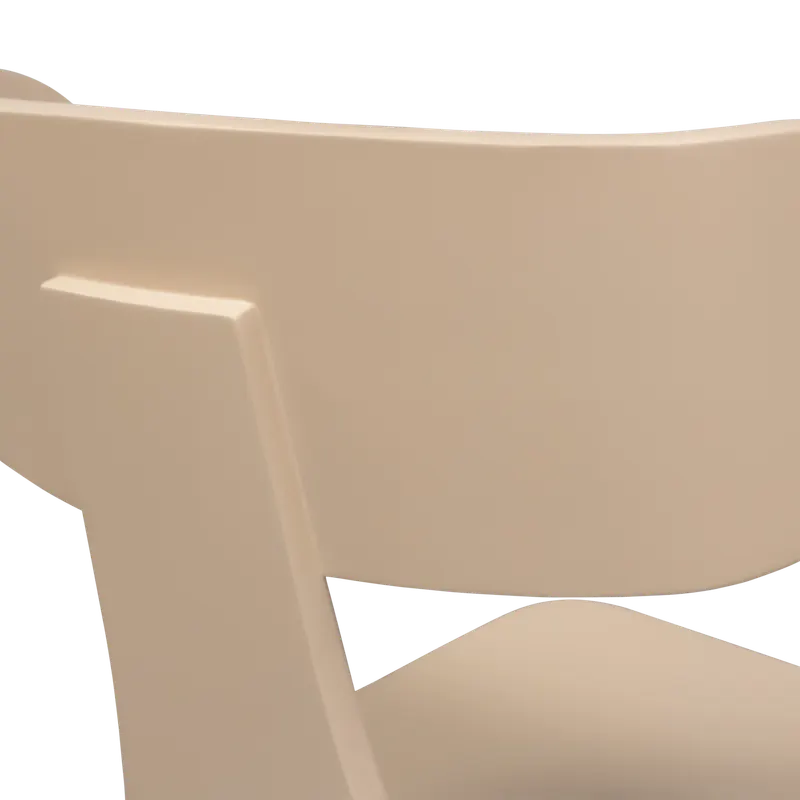 Form Esszimmerstuhl aus Eschenfurnier, Detail, Ansicht 2