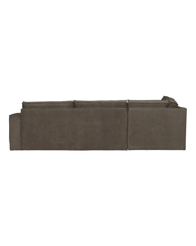 Freddie Ecksofa links Braun, Ansicht 3