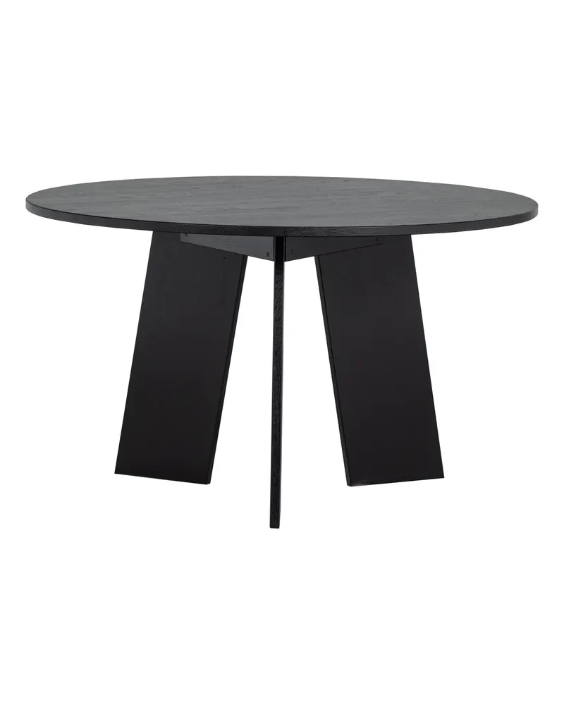 Fries runder Esstisch aus Eiche, Ø 129 cm, Blacknight, Ansicht 2