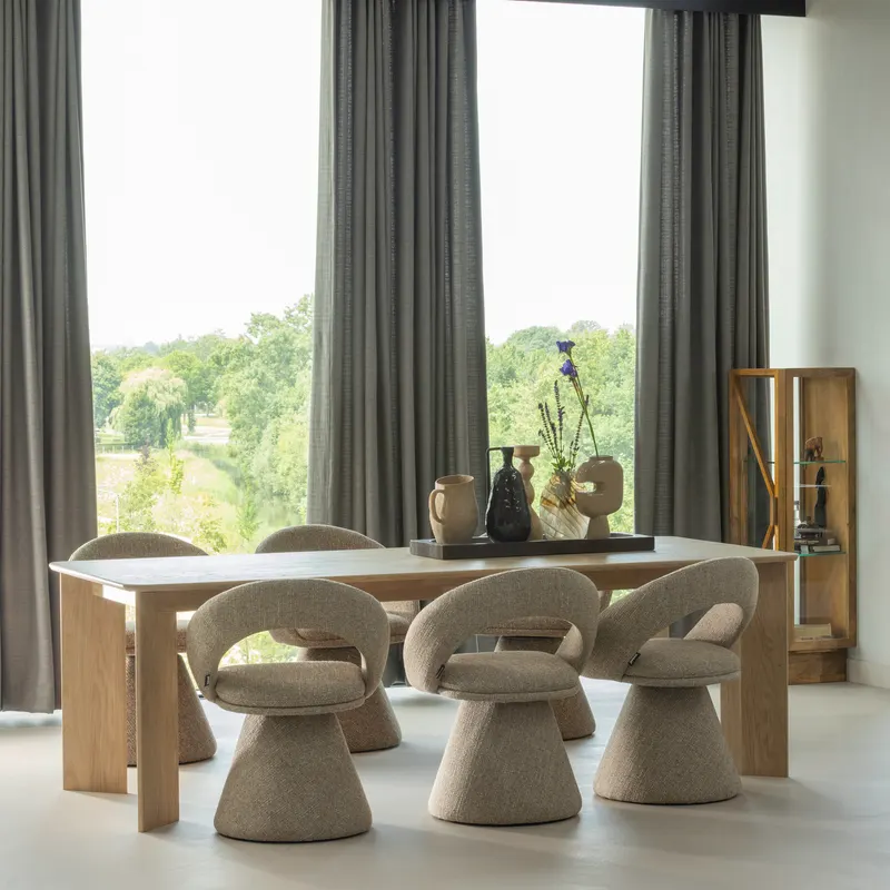 Gianna Vase Sand, im Wohnraum, Ansicht 1