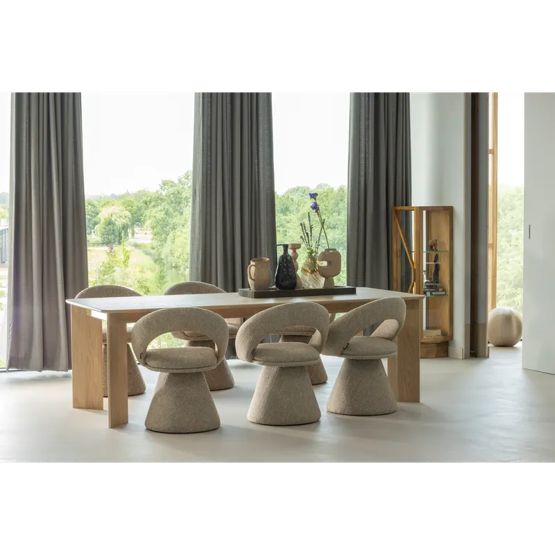 Gianna Vase Sand, im Wohnraum, Ansicht 2