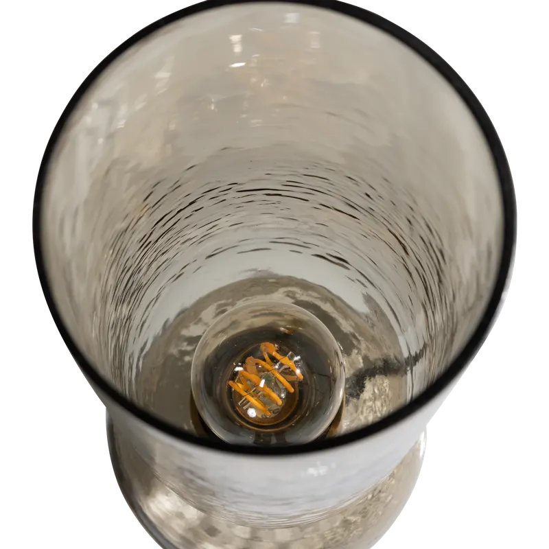 Gigi Tischlampe aus Glas, Natur, Detail