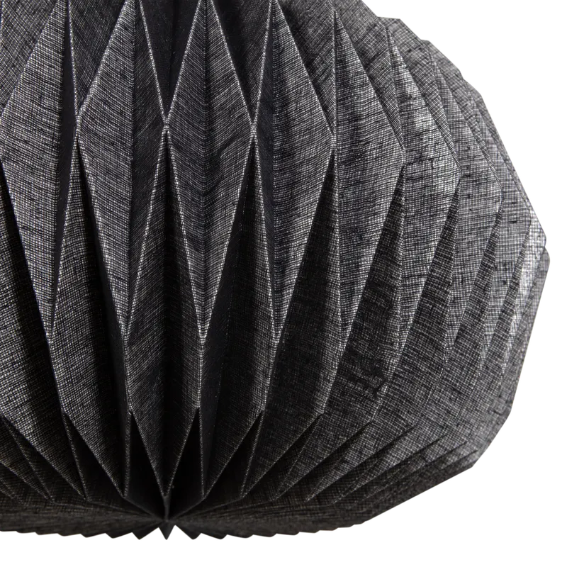 Globe Hängelampe aus Papier, Detail