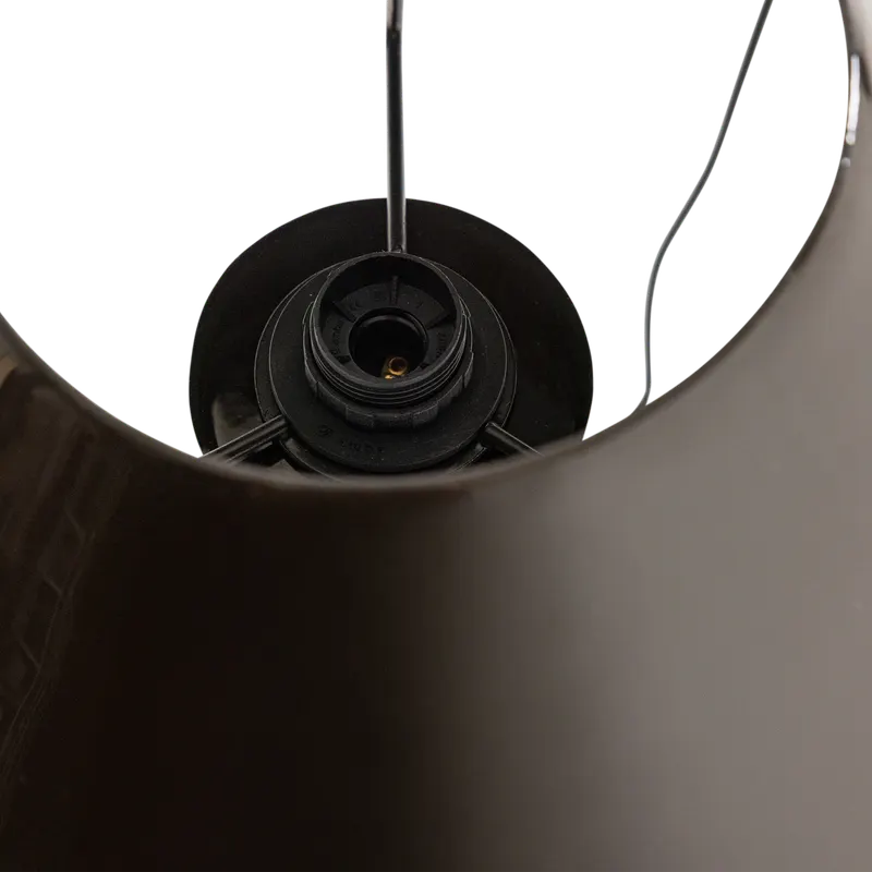 Glowa Tischlampe aus Metall, Braun/gelb, Detail, Ansicht 2