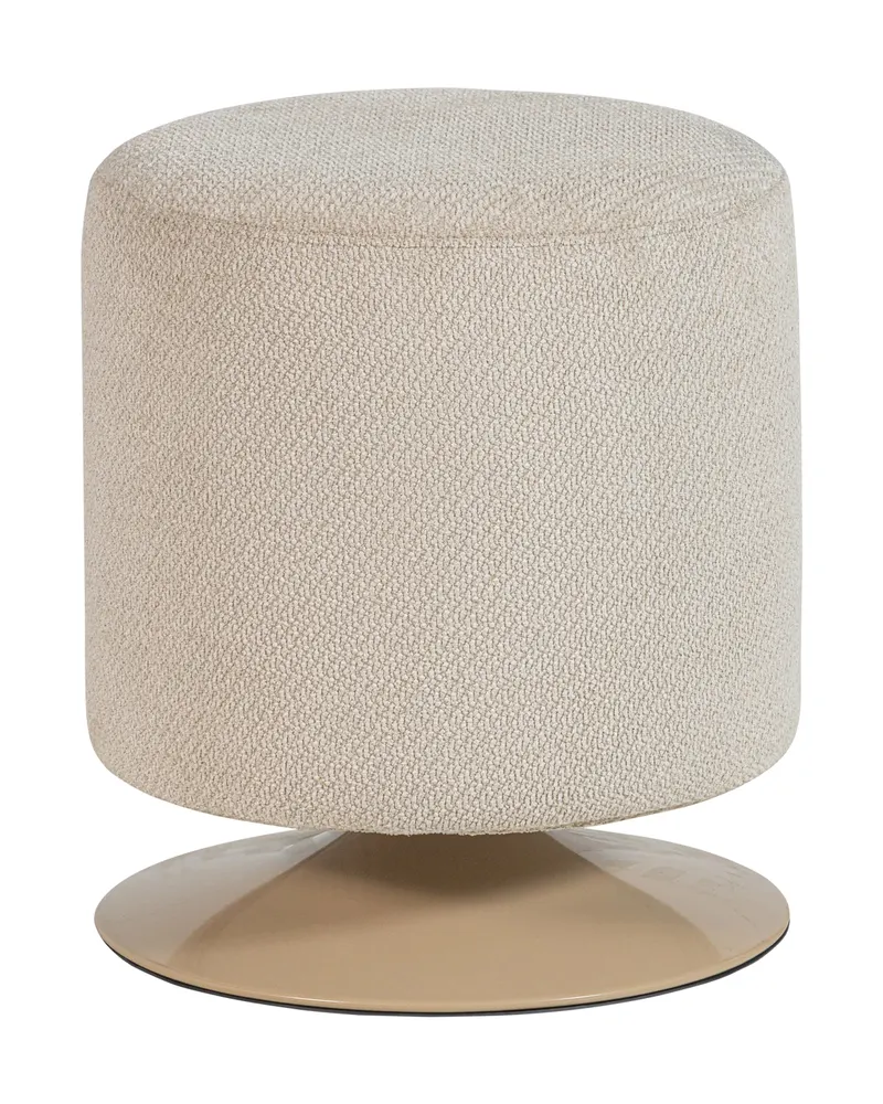 Islen Hocker mit Drehfuß, Beige