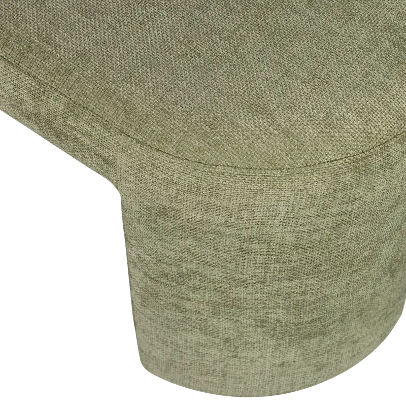 Jacob Sitzbank, gepolstert, Olivgrün, Detail, Ansicht 1