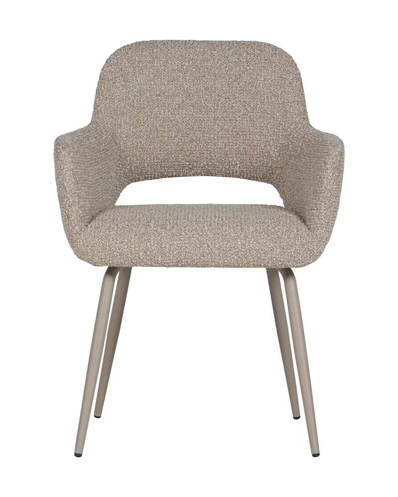 Jenny Esszimmerstuhl Bouclé 2er-Set, Sand melange, Ansicht 3