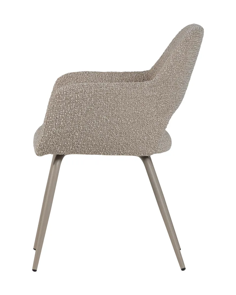 Jenny Esszimmerstuhl Bouclé 2er-Set, Sand melange, Ansicht 4