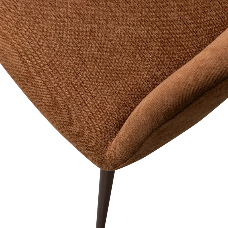 Jenny Esszimmerstuhl mit Armlehnen, Braun, Detail, Ansicht 2