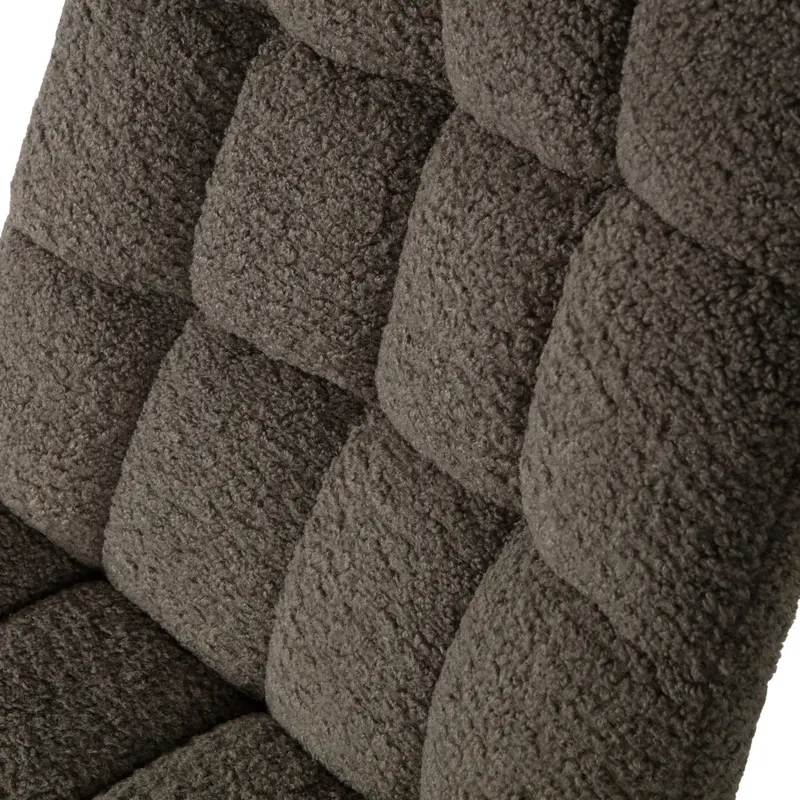 Job Sessel, Grün, Teddy, Detail, Ansicht 1