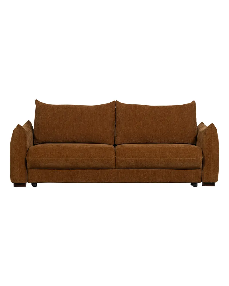 Jonne Schlafsofa mit Chenillebezug, Braun, Ansicht 2