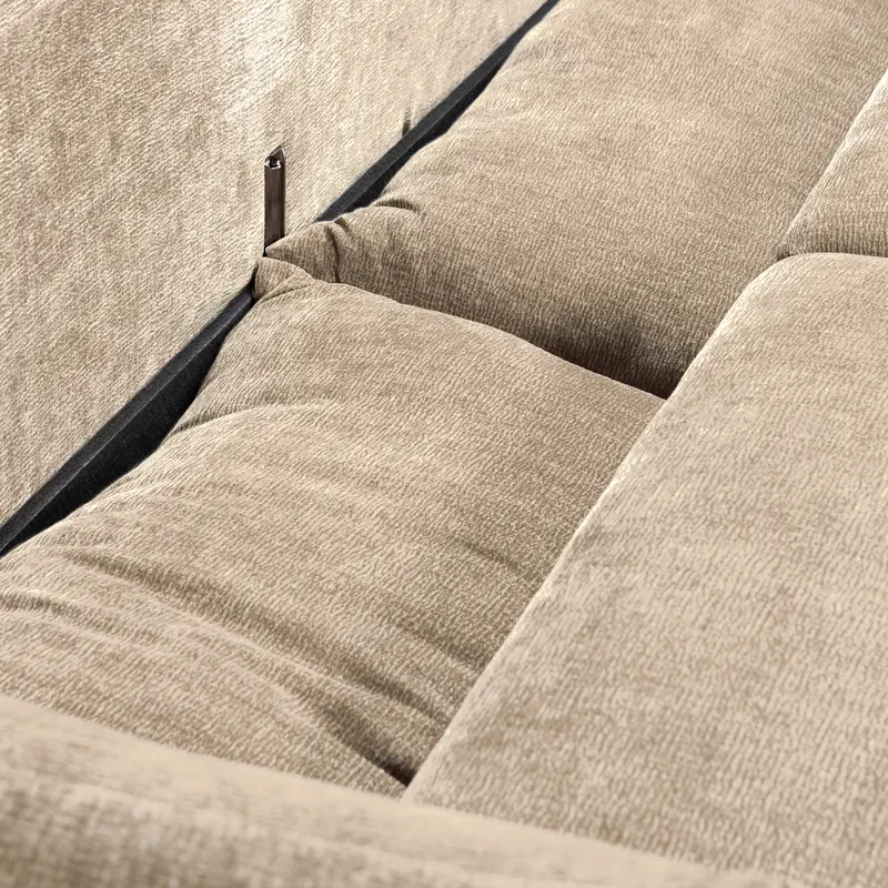 Jonne Schlafsofa mit Chenillebezug, Natur, Detail, Ansicht 1