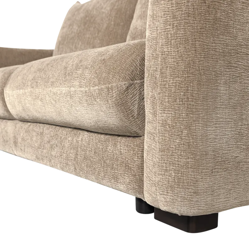 Jonne Schlafsofa mit Chenillebezug, Natur, Detail, Ansicht 2