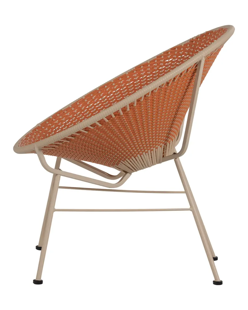 Kazoun Gartensessel aus Kunststoff, Orange, Ansicht 3