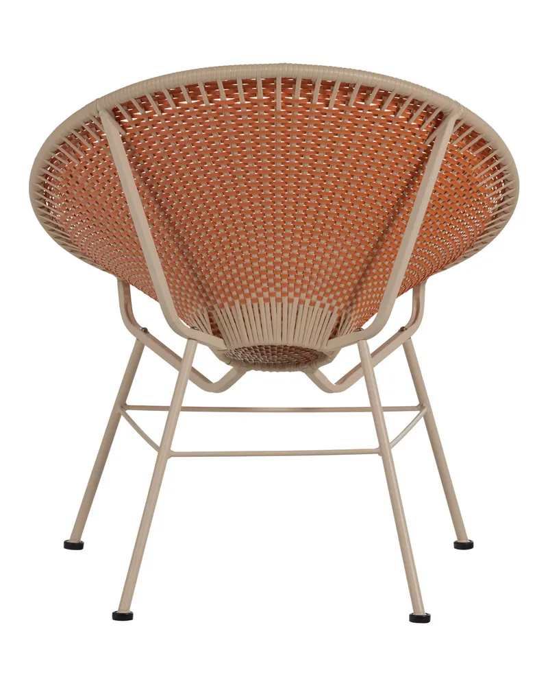 Kazoun Gartensessel aus Kunststoff, Orange, Ansicht 4