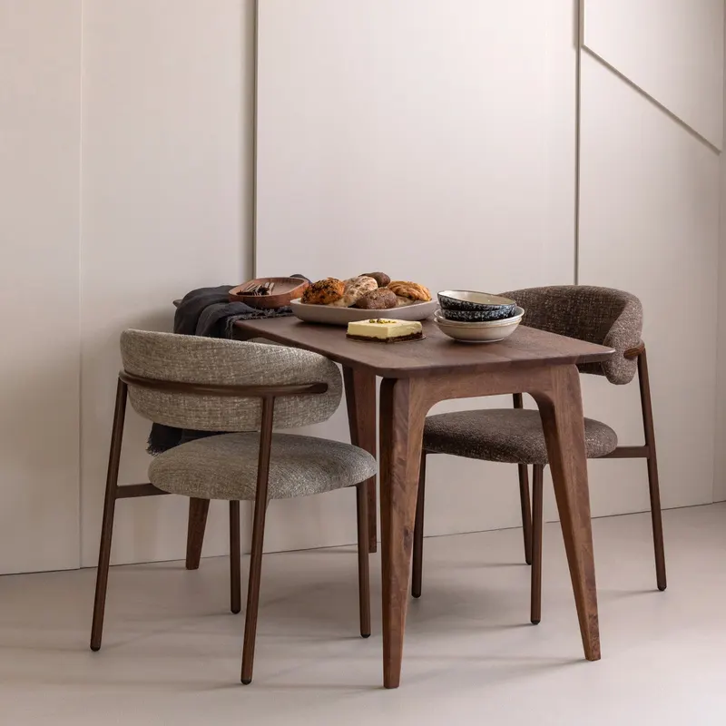 Kelu Esszimmerstühle im 2er-Set, Natur melange, im Wohnraum, Ansicht 2