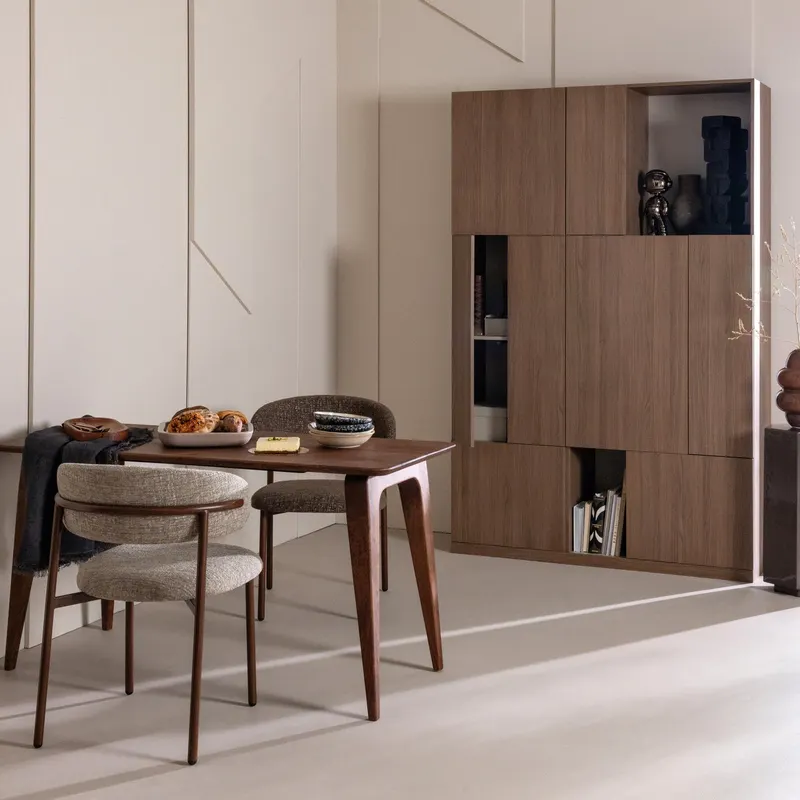 Kelu Esszimmerstühle im 2er-Set, Natur melange, im Wohnraum, Ansicht 1