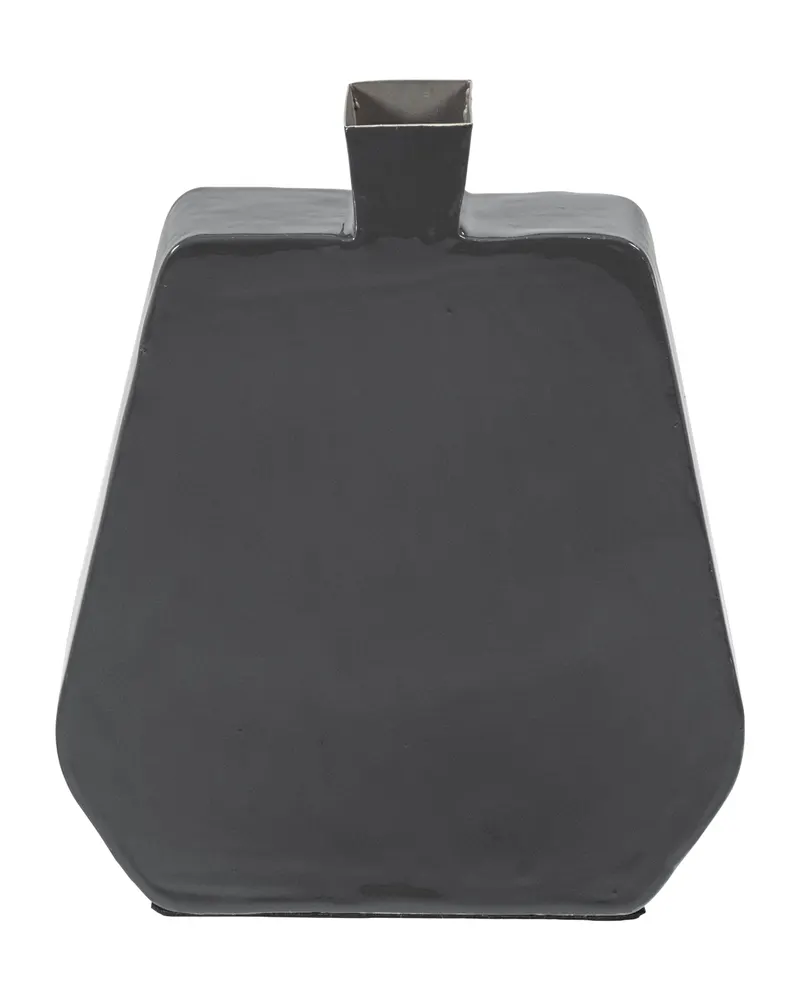 Kimi Vase aus Metall, Dunkelgrau, Ansicht 2