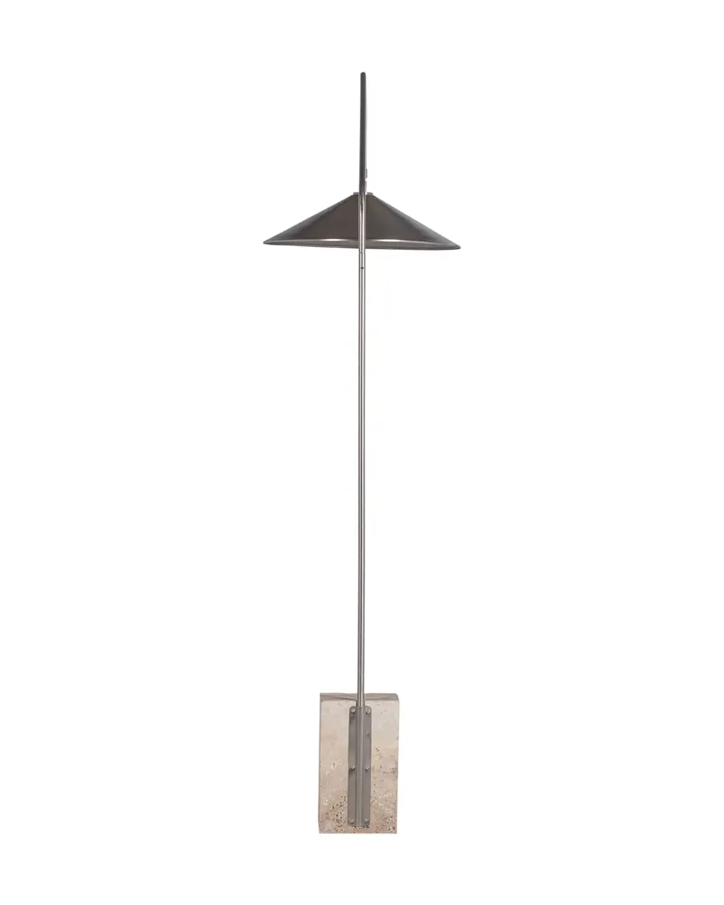 Korn Stehlampe aus Metall, Chrom, Ansicht 4