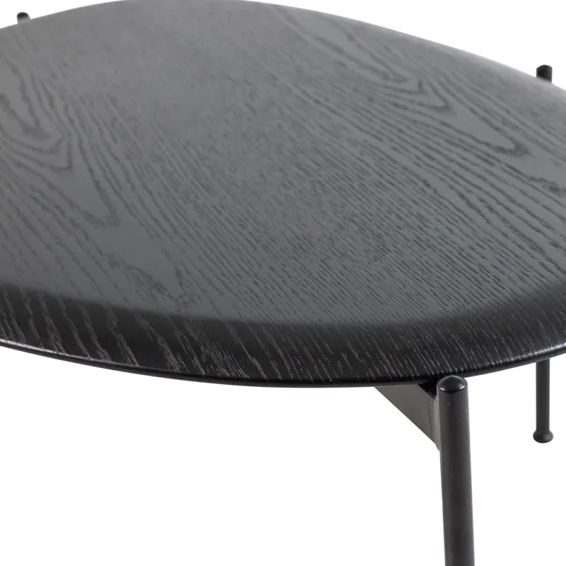 Kota Couchtisch mit Furnierplatte, Detail, Ansicht 1