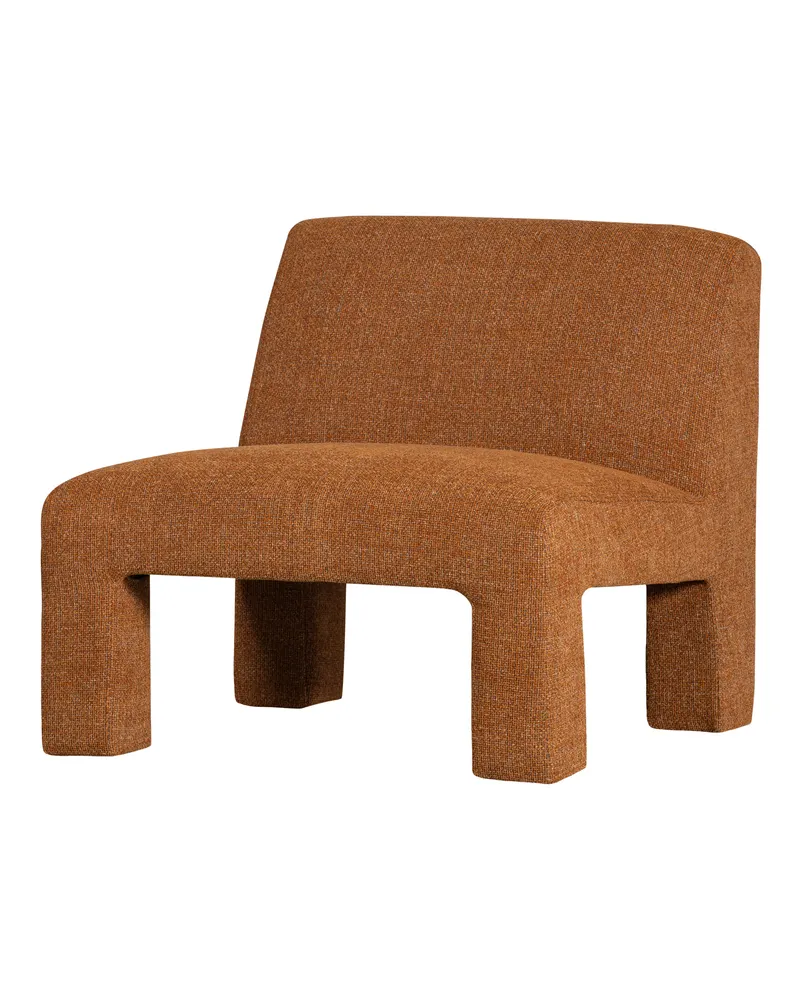 Lavid Sessel mit gewebtem Stoff, Natur