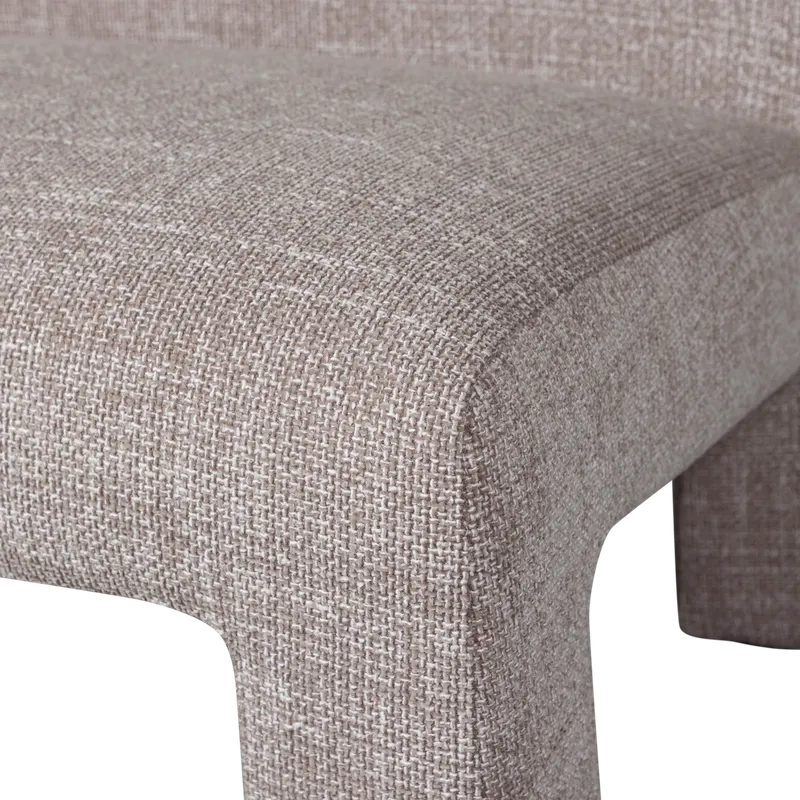 Lavid Sessel mit gewebtem Stoff, Natur, Detail, Ansicht 2