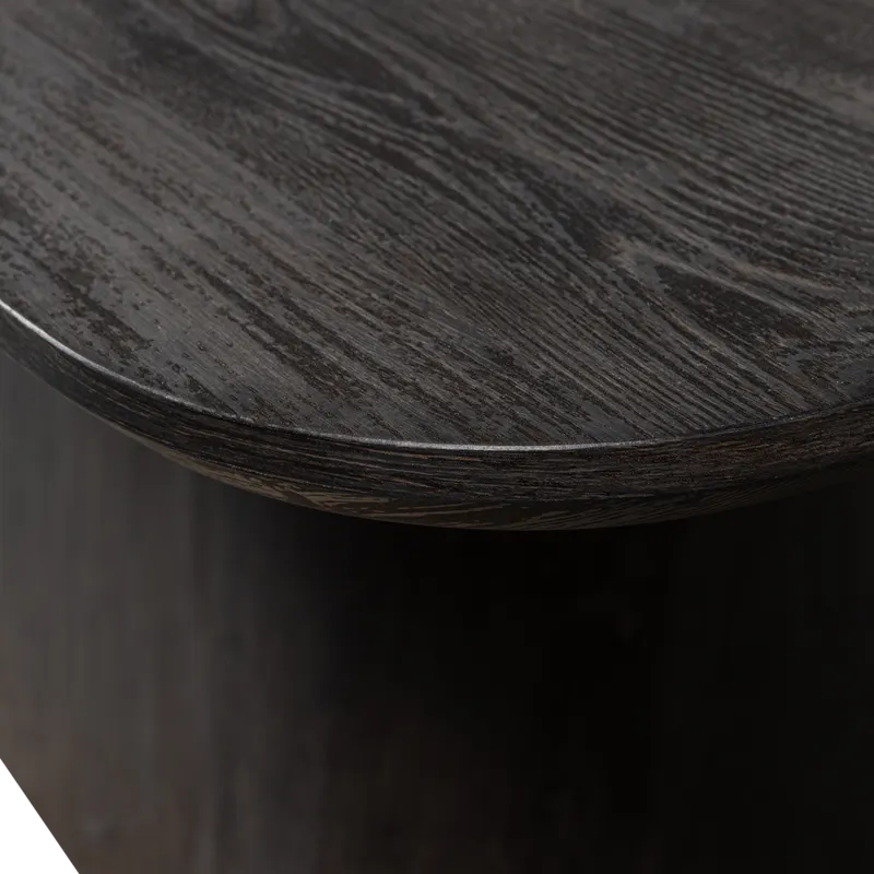 Leah Esstisch, Dunkelbraun, Detail, Ansicht 1
