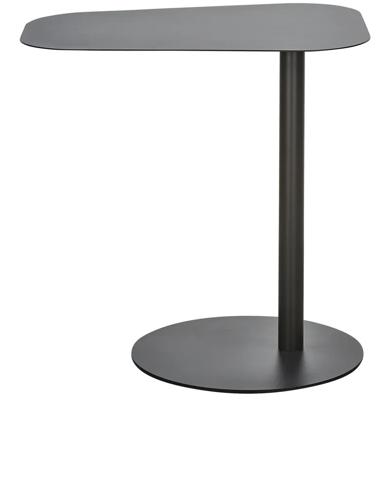 Lia Beistelltisch aus Metall, Schwarz, Ansicht 1