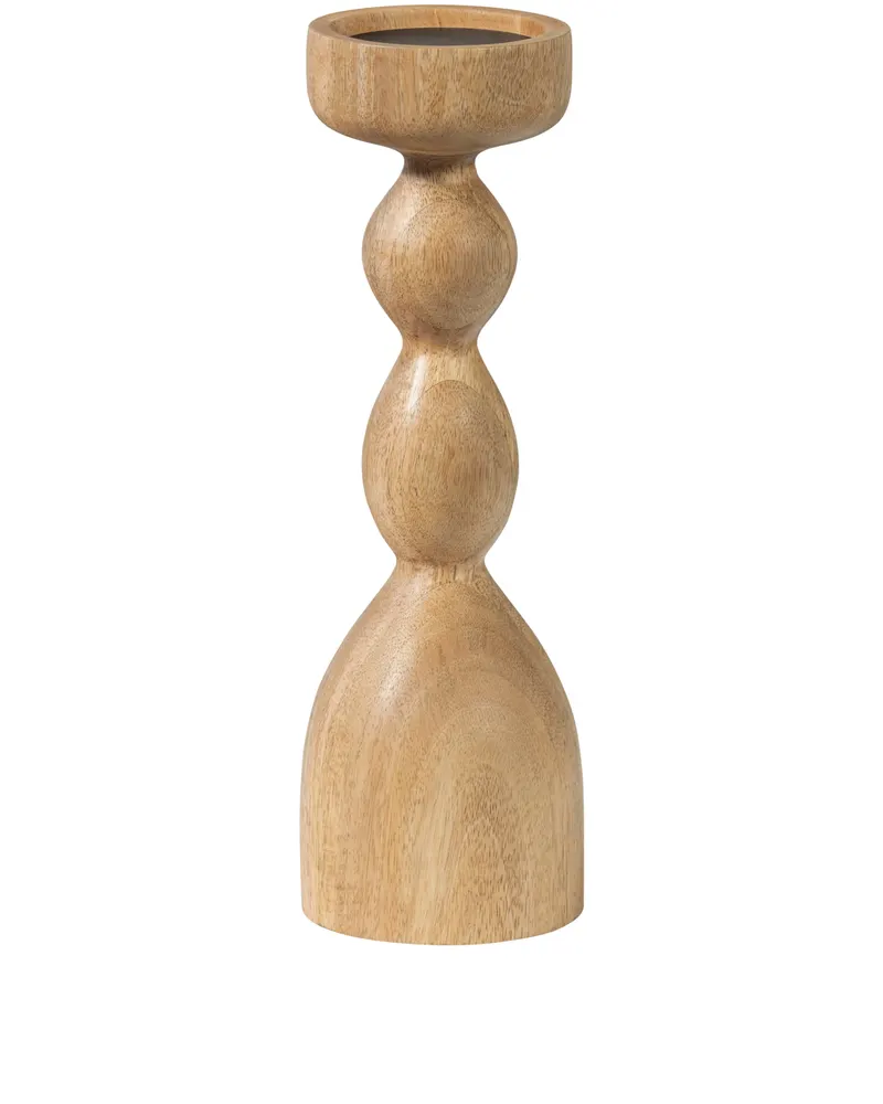 Liske Kerzenhalter aus Mangoholz