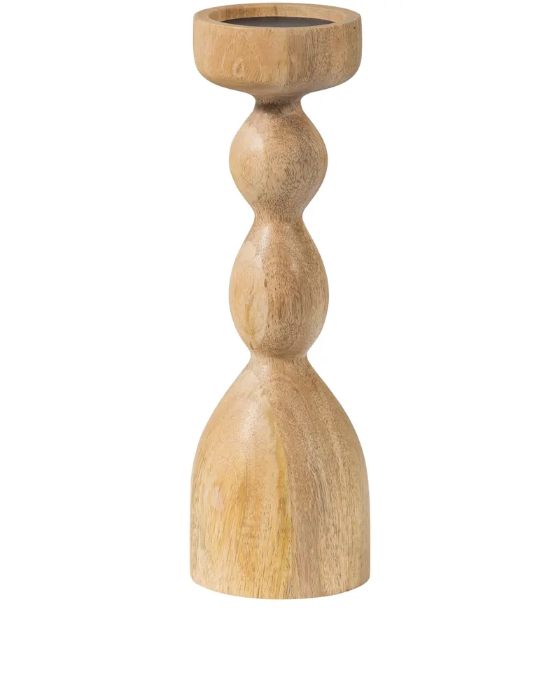 Liske Kerzenhalter aus Mangoholz, Natur, Ansicht 2