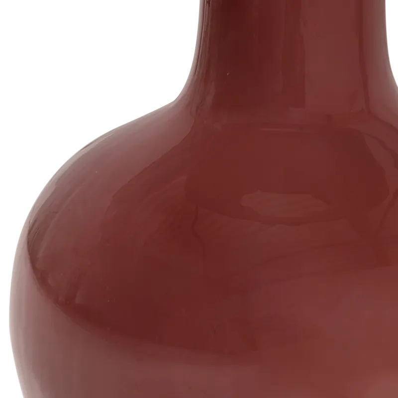 Loa Tischlampe aus Metall, Rot, Detail, Ansicht 2