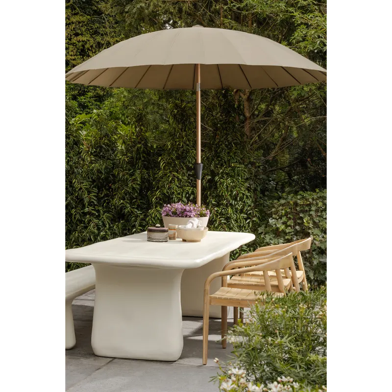 Loggia Gartenbank mit organischer Sitzfläche, Natur, im Wohnraum, Ansicht 2