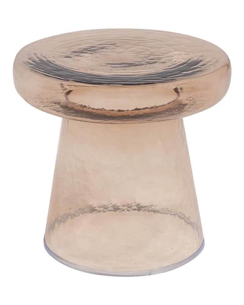 Loma Beistelltisch aus Glas, Braun, Ansicht 2