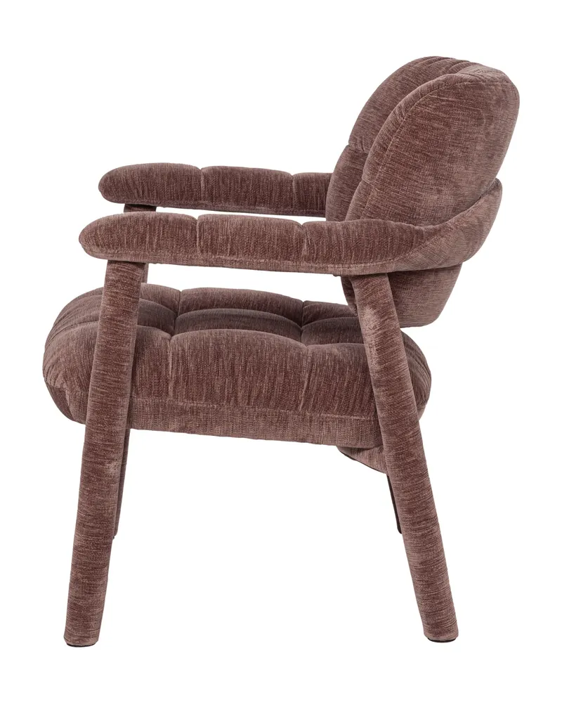 Loom Chenille-Sessel, Altrosa, Ansicht 3